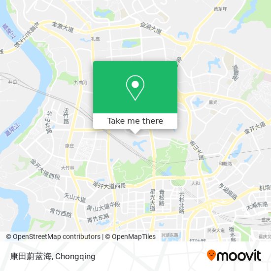 康田蔚蓝海 map