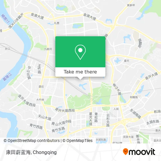 康田蔚蓝海 map
