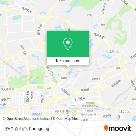 协信·春山台 map