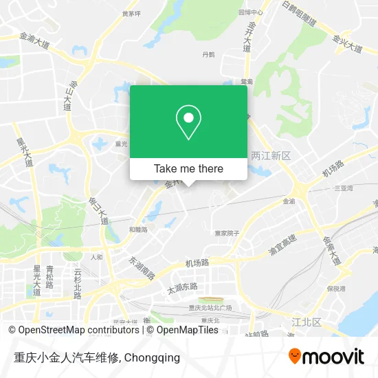 重庆小金人汽车维修 map