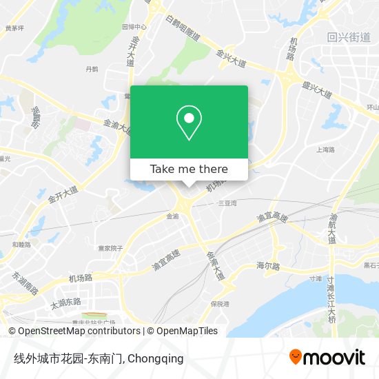 线外城市花园-东南门 map