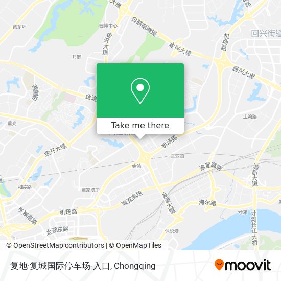复地·复城国际停车场-入口 map