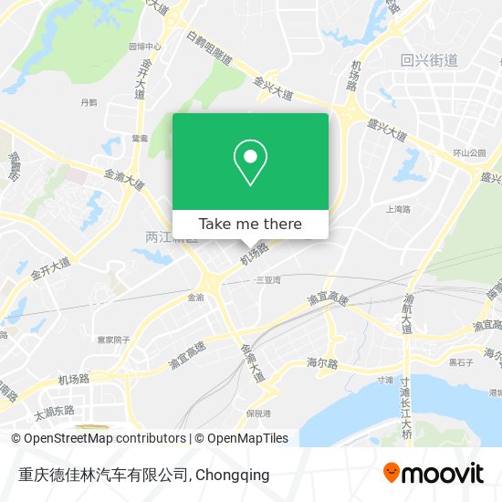 重庆德佳林汽车有限公司 map