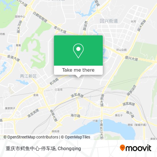 重庆市鳄鱼中心-停车场 map