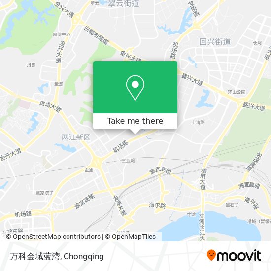 万科金域蓝湾 map