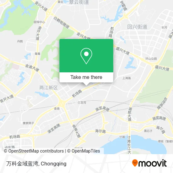 万科金域蓝湾 map