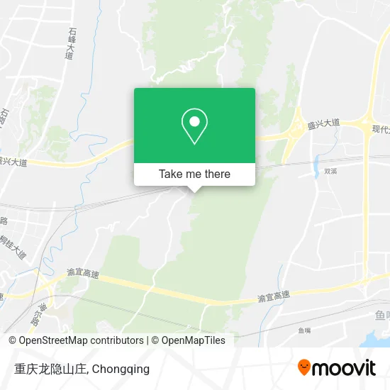 重庆龙隐山庄 map