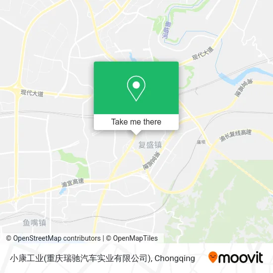 小康工业(重庆瑞驰汽车实业有限公司) map