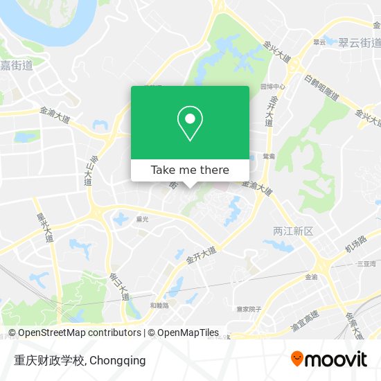 重庆财政学校 map