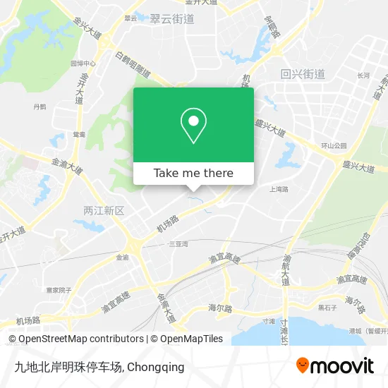 九地北岸明珠停车场 map