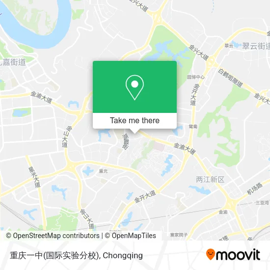 重庆一中(国际实验分校) map