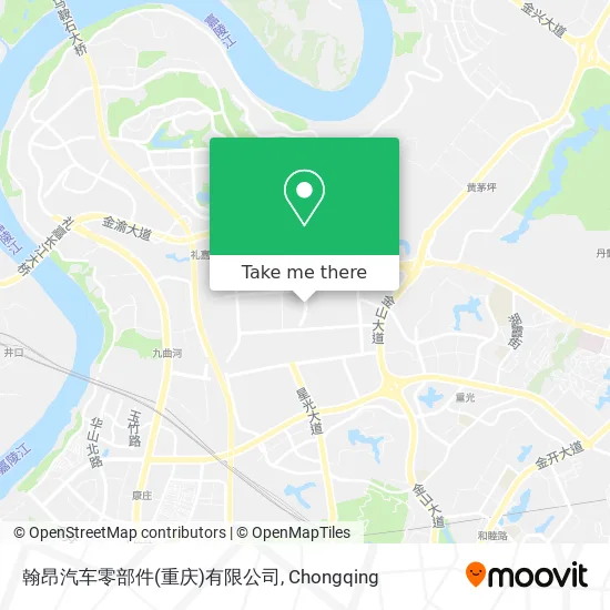 翰昂汽车零部件(重庆)有限公司 map