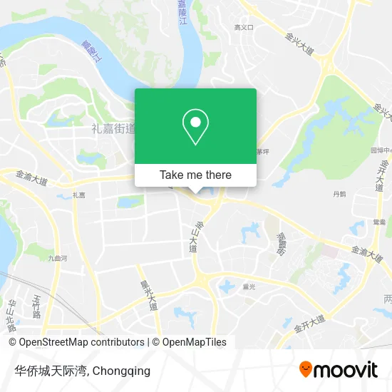 华侨城天际湾 map