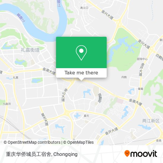 重庆华侨城员工宿舍 map