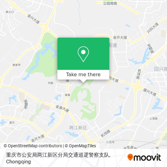 重庆市公安局两江新区分局交通巡逻警察支队 map