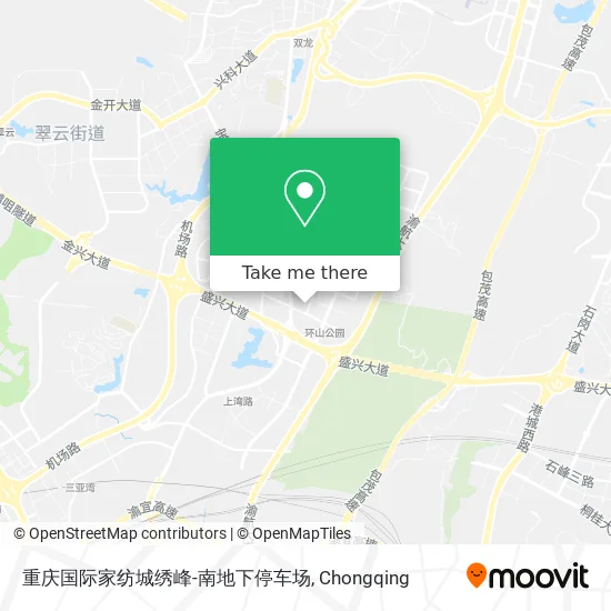 重庆国际家纺城绣峰-南地下停车场 map