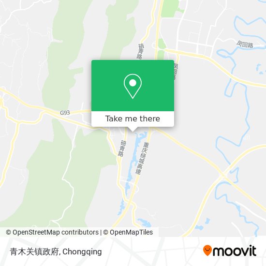 青木关镇政府 map
