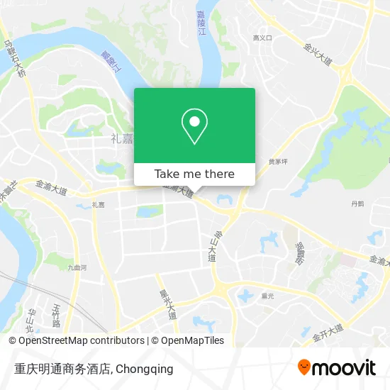 重庆明通商务酒店 map