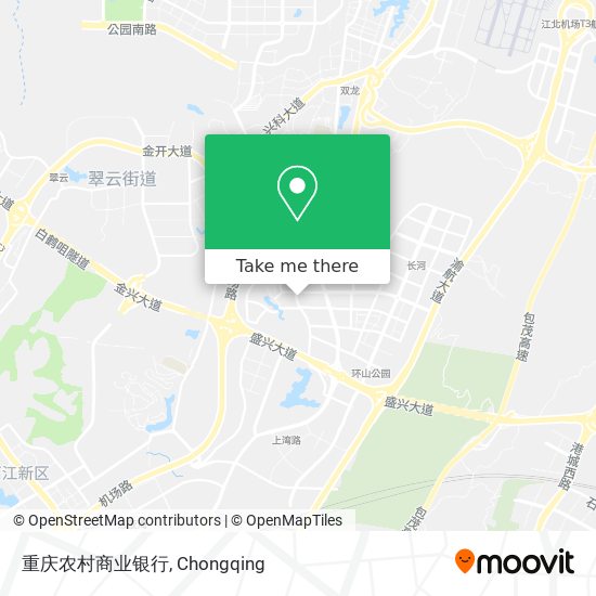 重庆农村商业银行 map