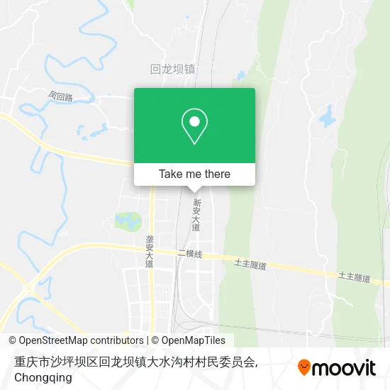 重庆市沙坪坝区回龙坝镇大水沟村村民委员会 map