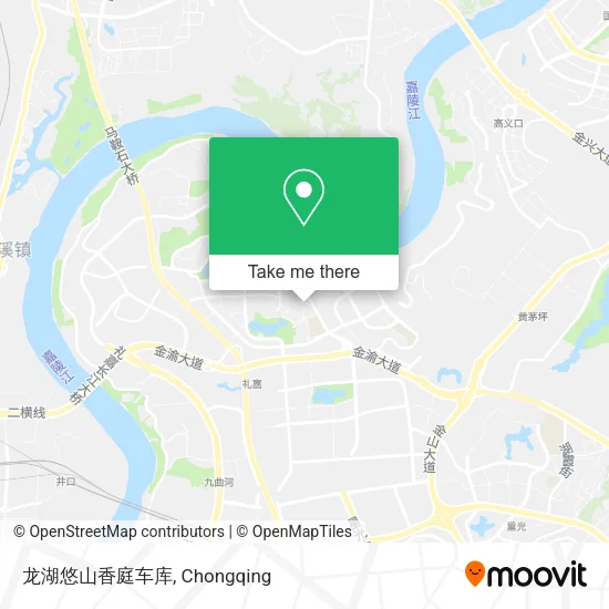 龙湖悠山香庭车库 map