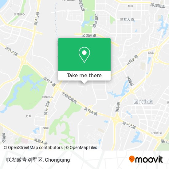 联发瞰青别墅区 map