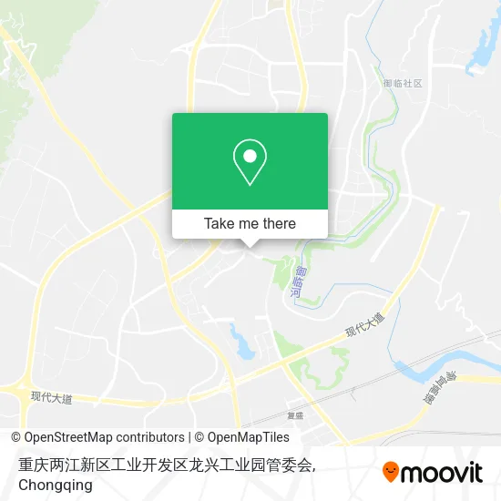 重庆两江新区工业开发区龙兴工业园管委会 map