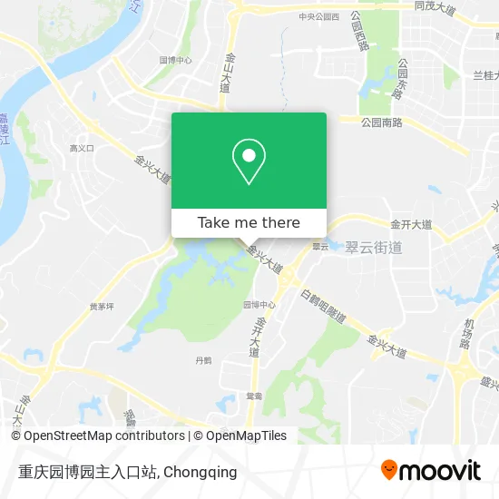重庆园博园主入口站 map