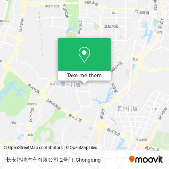 长安福特汽车有限公司-2号门 map