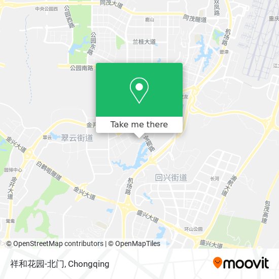 祥和花园-北门 map