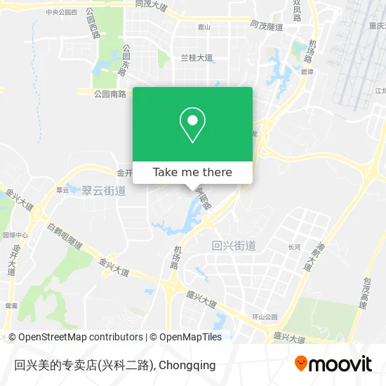 回兴美的专卖店(兴科二路) map