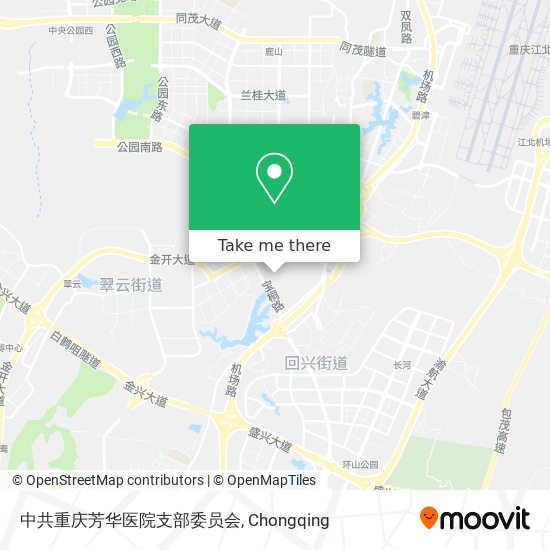 中共重庆芳华医院支部委员会 map