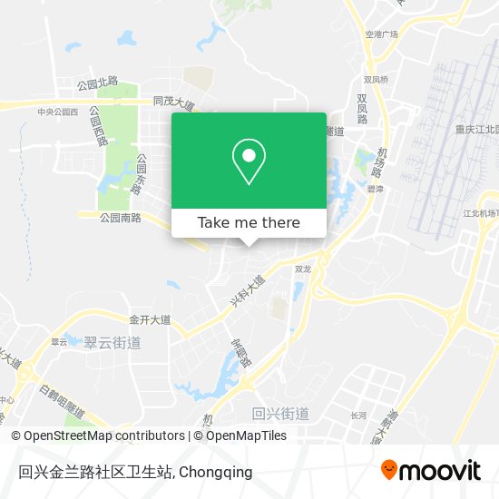 回兴金兰路社区卫生站 map