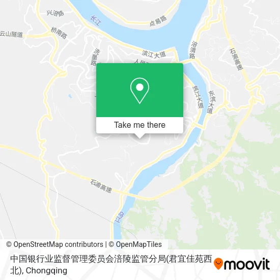 中国银行业监督管理委员会涪陵监管分局(君宜佳苑西北) map