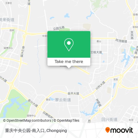 重庆中央公园-南入口 map