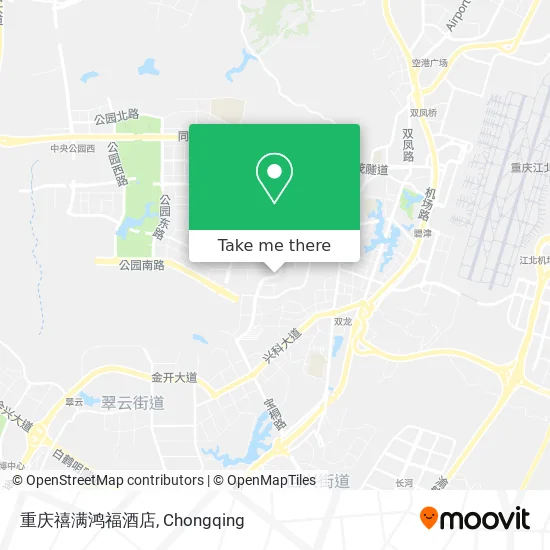 重庆禧满鸿福酒店 map