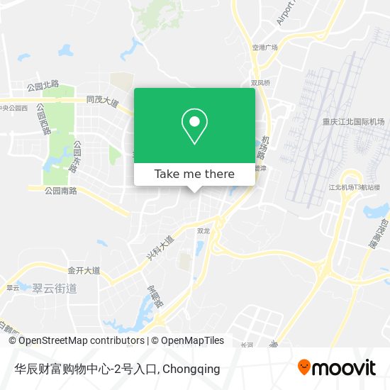 华辰财富购物中心-2号入口 map