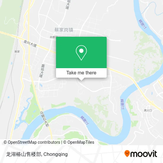 龙湖椿山售楼部 map