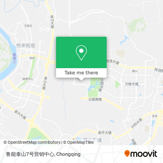 鲁能泰山7号营销中心 map