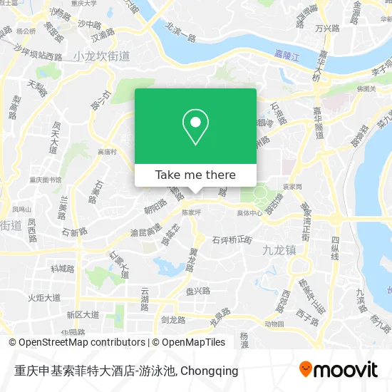 重庆申基索菲特大酒店-游泳池 map
