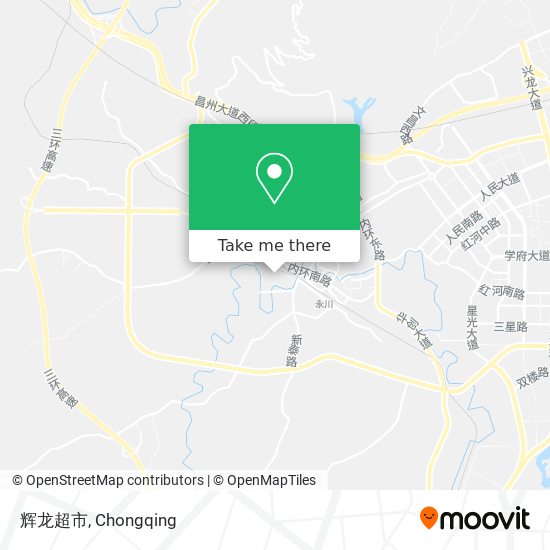 辉龙超市 map