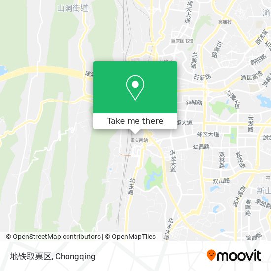 地铁取票区 map