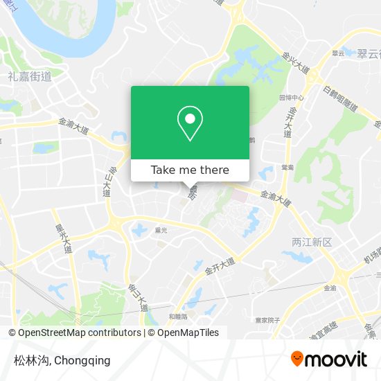 松林沟 map