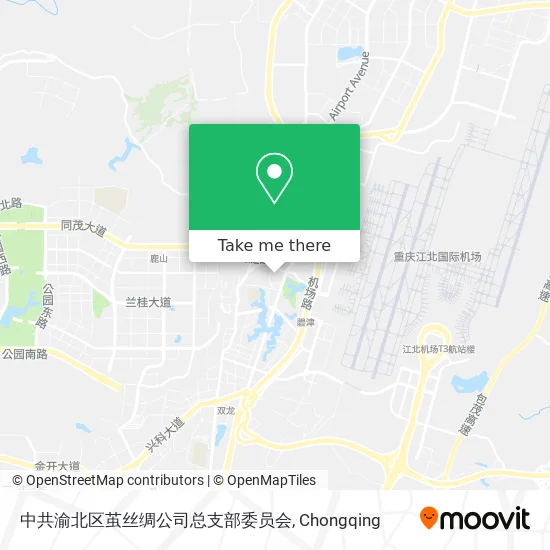中共渝北区茧丝绸公司总支部委员会 map