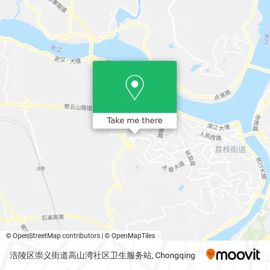 涪陵区崇义街道高山湾社区卫生服务站 map