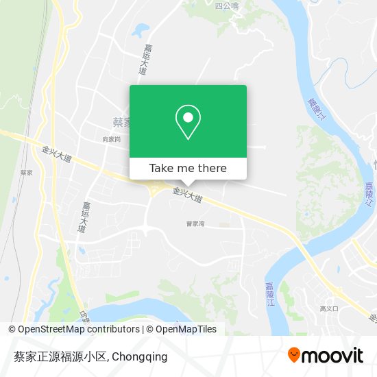 蔡家正源福源小区 map