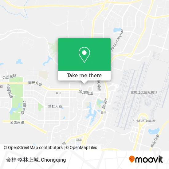 金桂·格林上城 map