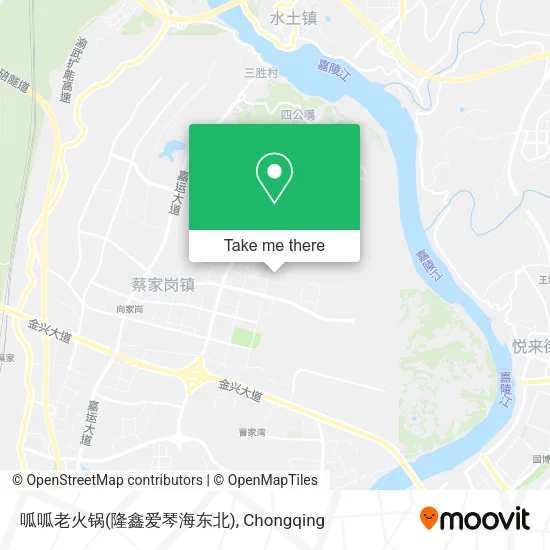呱呱老火锅(隆鑫爱琴海东北) map
