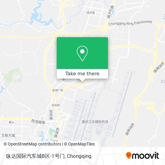 纵达国际汽车城B区-1号门 map