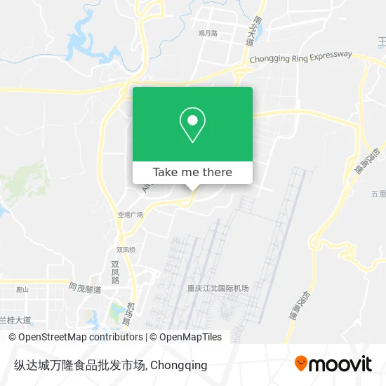 纵达城万隆食品批发市场 map